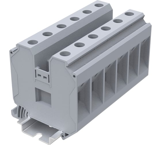 Клемма SUPU TU 1-1 винтовая, сечение 35 мм. кв., серая 25 шт TU35-2-GY 1