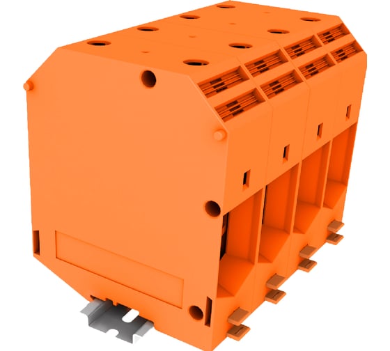 Клемма SUPU TU 1-1 винтовая, сечение 240 мм. кв., оранжевая 2 шт TU240-2-OG 1