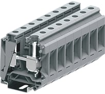 Клемма SUPU SUK 1-1 винтовая, сечение 35 мм. кв., серая 25 шт 335991