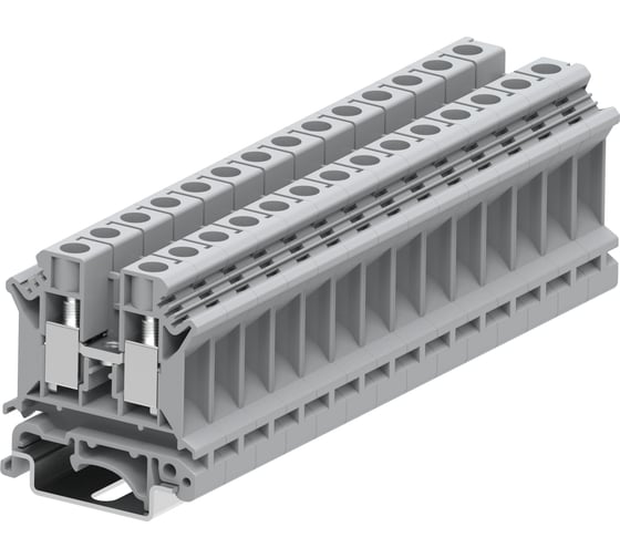 Клемма SUPU SUK 1-1 винтовая, сечение 10 мм. кв., серая 50 шт 310991 1