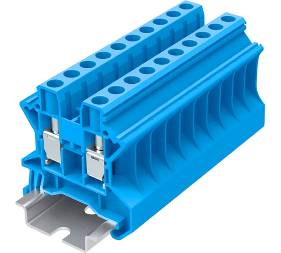 Клемма SUPU TU 1-1 винтовая, сечение 6 мм. кв., синяя 50 шт TU6-2-BU 1
