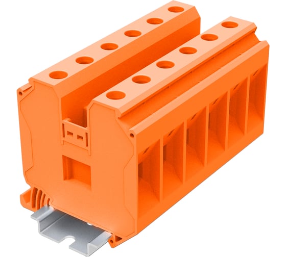 Клемма SUPU TU 1-1 винтовая, сечение 35 мм. кв., оранжевая 25 шт TU35-2-OG 1