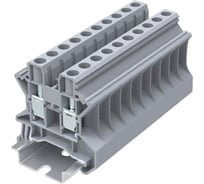 Клемма SUPU TU 1-1 винтовая, сечение 6 мм. кв., серая 50 шт TU6-2-GY