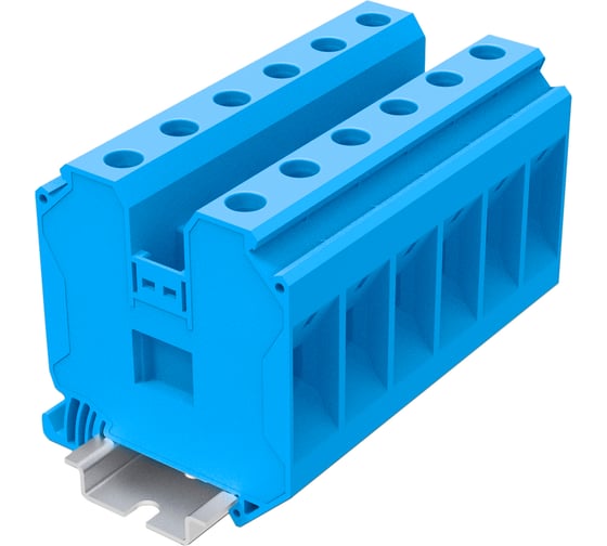 Клемма SUPU TU 1-1 винтовая, сечение 35 мм. кв., синяя 25 шт TU35-2-BU 1