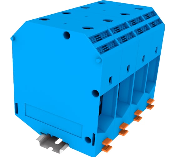 Клемма SUPU TU 1-1 винтовая, сечение 240 мм. кв., синяя 2 шт TU240-2-BU 1