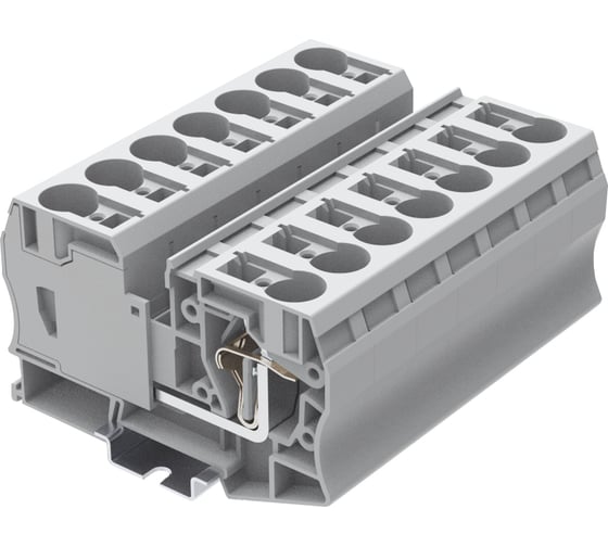 Клемма SUPU TC 1-1 пружинная, сечение 35 мм. кв., серая 20 шт TC35-2-GY 1