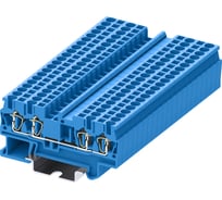 Клемма SUPU TC 2-2 пружинная, сечение 2,5 мм. кв., синяя 100 шт TC2.5-4-BU