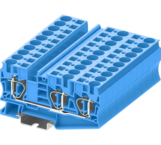 Клемма SUPU TC 1-2 пружинная, сечение 10 мм. кв., синяя 25 шт TC10-3-BU 1