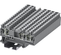 Клемма SUPU TC 1-2 пружинная, сечение 4 мм. кв., серая 50 шт TC4-3-GY