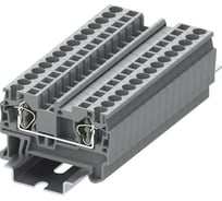 Клемма SUPU TC 1-1 пружинная, сечение 4 мм. кв., серая 100 шт TC4-2-GY
