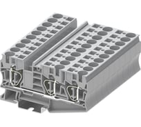 Клемма SUPU TC 1-2 пружинная, сечение 10 мм. кв., серая 25 шт TC10-3-GY