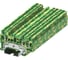 Клемма SUPU TC 1-2 земля, сечение 2,5 мм. кв., желто-зеленая 100 шт TC2.5-3-PE 1
