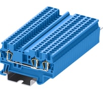 Клемма SUPU TC 1-2 пружинная, сечение 1,5 мм. кв., синяя 100 шт TC1.5-3-BU