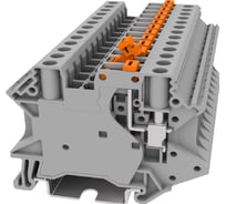 Клемма SUPU TU 1-1 с размыкателем, сечение 4 мм. кв., серая 50 шт TU4-MT-GY