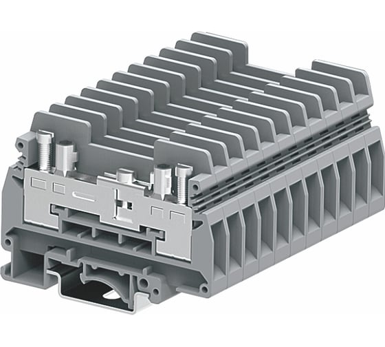 Клемма SUPU UK испытательная URTK/S, сечение 6 мм. кв., серая 50 шт 306911 1