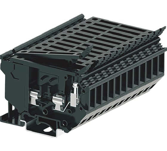 Клемма SUPU UK5/HESI испытательная, с предохранителем, сечение 4 мм. кв., черная 50 шт 305971 1