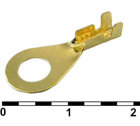 Наконечник кольцевой неизолированный Pro Legend 1,0-1,5 мм2, латунь PL2983 1