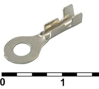 Наконечник кольцевой неизолированный Pro Legend 1,0-1,5 мм2, латунь луженая PL2981