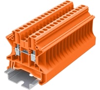Клемма SUPU SUK 1-1 винтовая, высокая, сечение 2,5 мм. кв., оранжевая, 50 шт 303994