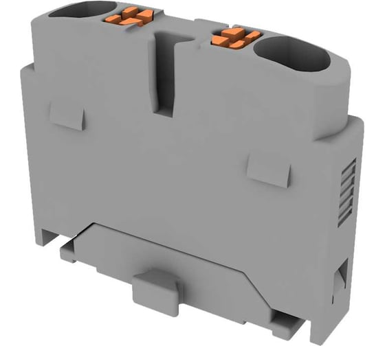 Блок распределительный SUPU TP Push-in, 2 точки подключения, сечение 1,5 мм. кв., серая, 200 шт TPA1.5-2-GY 1