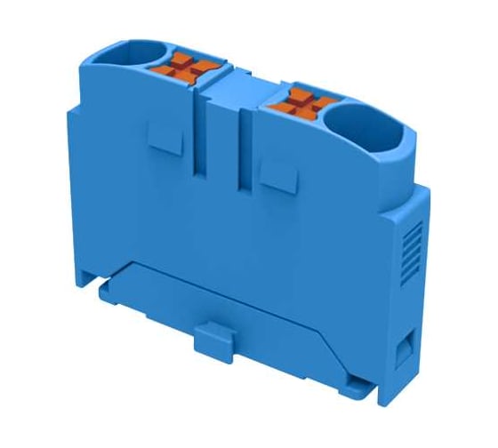 Блок распределительный SUPU TP Push-in, 2 точки подключения, сечение 2,5 мм. кв., синяя, 100 шт TPA2.5-2-BU 1