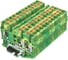 Клемма SUPU ТР 1-2, земля, сечение 6 мм. кв., желто-зеленая, 50 шт TP6-3-PE 1