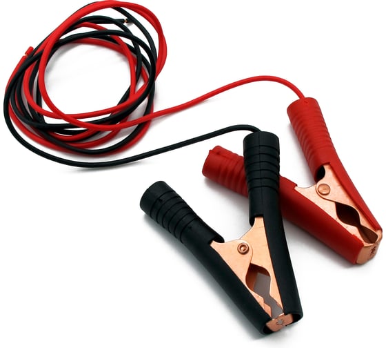 Комплект зажимов крокодил Вымпел (кр+черн) с проводами, 30А, 90крок 5337 1