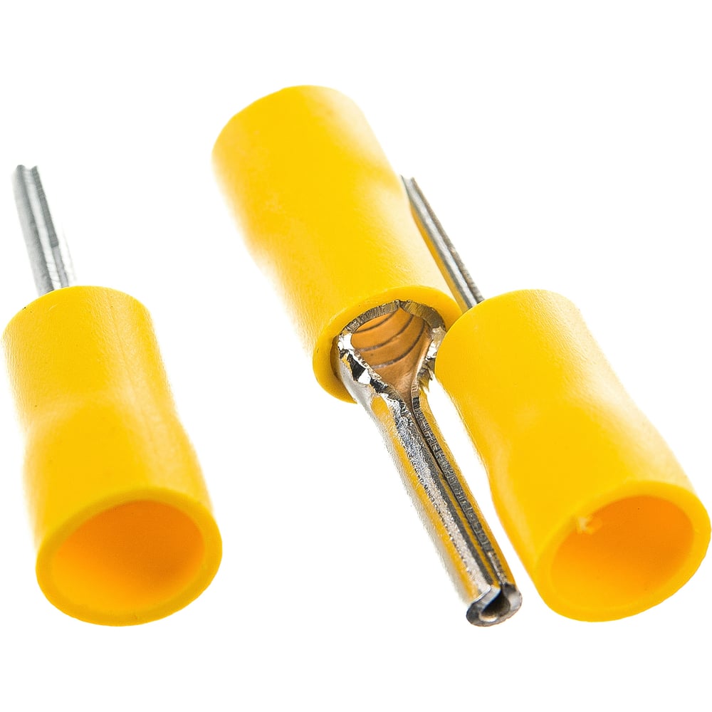 Штыревая круглая изолированная клемма Nord-Yada с ПВХ манжетой 4-6 кв ...