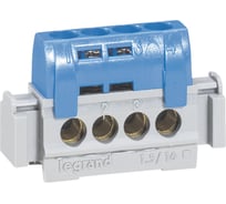 Клеммная колодка Legrand IP 2X - нейтраль - синий - длина 47 мм 004840