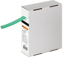 Термоусаживаемая трубка TDM ELECTRIC ТУТнг 10/5 зеленая в коробке (10 м/упак) SQ0518-0426