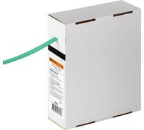 Термоусаживаемая трубка TDM ELECTRIC ТУТнг 6/3 зеленая в коробке (10 м/упак) SQ0518-0412