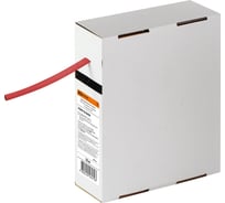 Термоусаживаемая трубка TDM ELECTRIC ТУТнг 6/3 красная в коробке (10 м/упак) SQ0518-0409