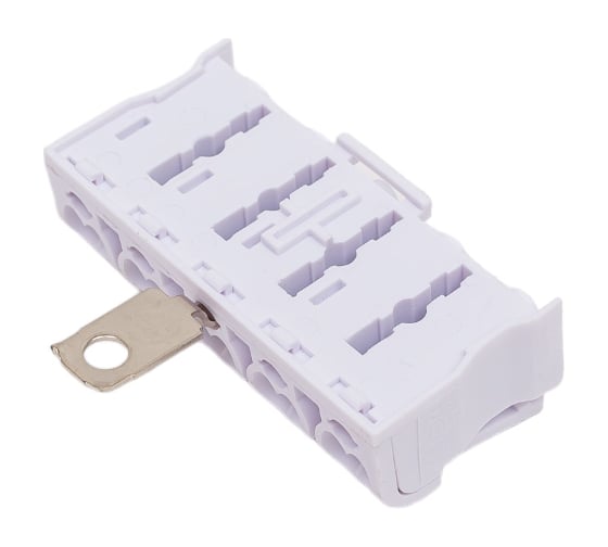 Пружинная соединительная клемма TDM ELECTRIC КСПз5-3L+N+PE, 16 A, с заземлением под винт SQ0510-0116