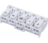 Пружинная соединительная клемма TDM ELECTRIC КСП5-3L+N+PE, 16 A SQ0510-0115