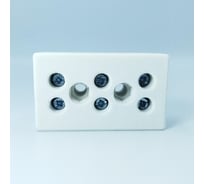 Клемма керамическая Onka No.3/3, 3 полюса, 6.0 - 10,0 мм² 1070007