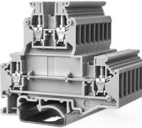 Клемма KLR SVK 4 DL-V0 32A/500V/4mm2/Серый/класс горючести V0 (НУ=55шт) 1225040V