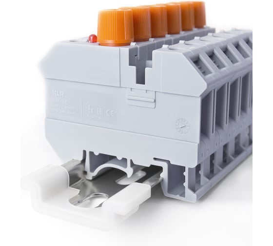 Клемма KLR SVK 16 FLD (115V-250V) 5_20-V0 16mm2/класс горючести V0 (НУ=20шт) 1226160V 1
