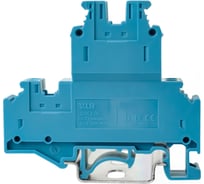 Клемма KLR SVK 4 DL BU-V0 32A/500V/4мм2/Синий/класс горючести V0 (НУ=55шт) 1225041V