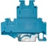 Клемма KLR SVK 4 DL BU-V0 32A/500V/4мм2/Синий/класс горючести V0 (НУ=55шт) 1225041V 1