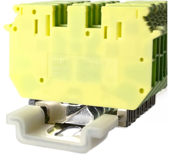 Клемма KLR SVK 2.5CC-PE-V0 2,5мм2/желто-зеленый/класс горючести V0 (НУ=60шт) 123102EV 1