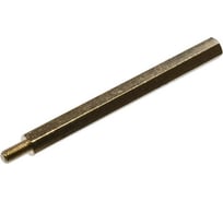 Шестигранная стойка для печатных плат ЦКИ внутренняя/наружная М3x50 латунь 50 шт. 74632