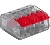 Клемма EKF СМК 221-413 3 отверстия 0.2-4.0 мм2 5шт. PROxima plc-smk-221-413b