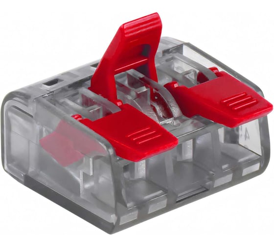 Клемма EKF СМК 221-413 3 отверстия 0.2-4.0 мм2 5шт. PROxima plc-smk-221-413b