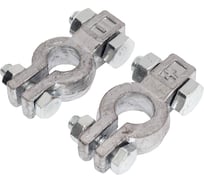 Универсальные усиленные клеммы АКБ ДАЛИ-авто свинцовые, болт сбоку DA-02530