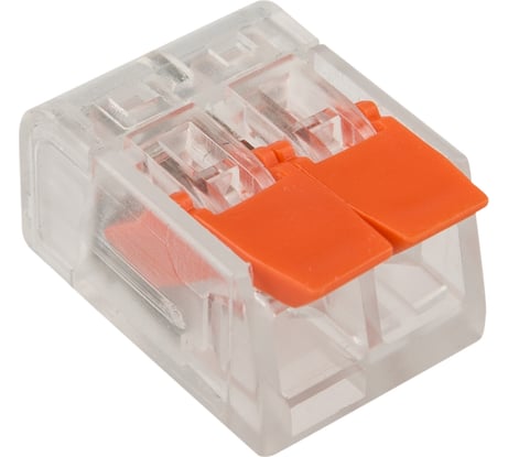 Универсальная компактная клемма REXANT СМК 221-412, 2-проводная до 4,0 мм2, 20 шт. 07-5202-20