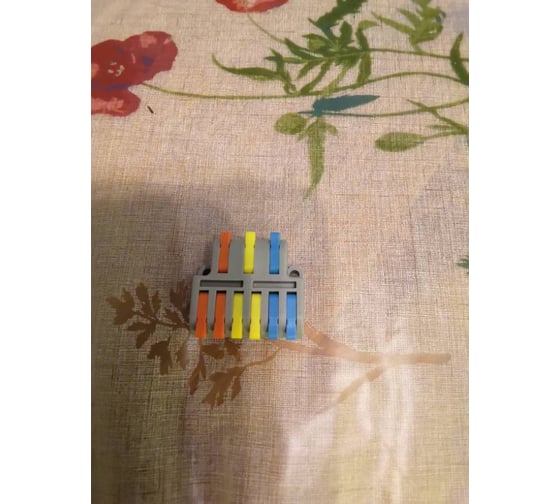 Разветвительная клемма REXANT с рычажком 2-4 0,08-4 мм с монтажной ...