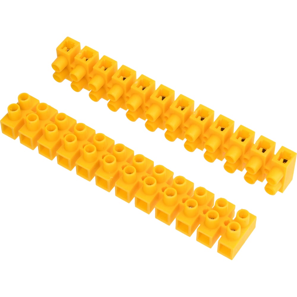 Винтовая клеммная колодка REXANT KВ-10 4-10мм2 10А 12 пар полиэтилен ...