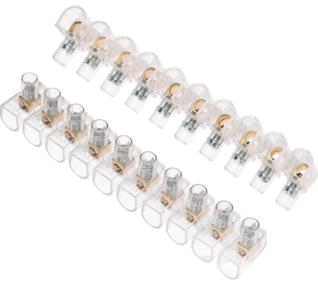 Концевой винтовой изолированный зажим КЗВИ 1,5 мм 10х1 10 шт REXANT 07-5706