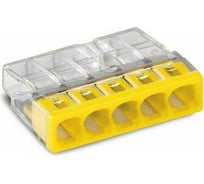 Компактная клемма WAGO 5-х проводная 2273-205 20 шт УТ-00776246