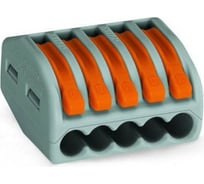 Универсальная клемма WAGO 5-х проводная 222-415 5 шт 80222-415